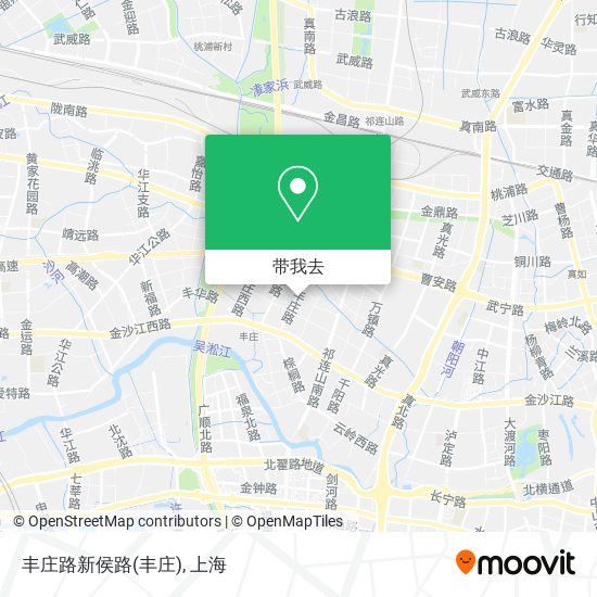 丰庄路新侯路地图