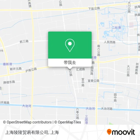 上海陵陵贸易有限公司地图