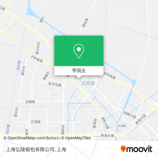 上海弘陵箱包有限公司地图