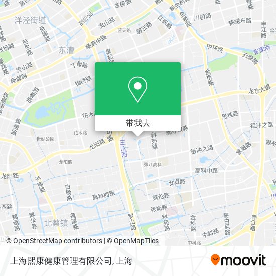 上海熙康健康管理有限公司地图