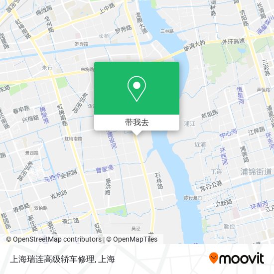 上海瑞连高级轿车修理地图