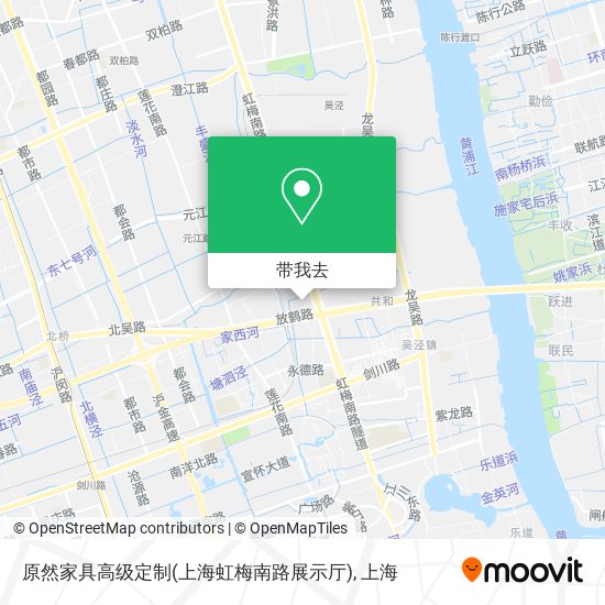 原然家具高级定制(上海虹梅南路展示厅)地图