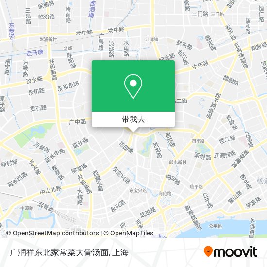 广润祥东北家常菜大骨汤面地图