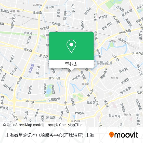 上海微星笔记本电脑服务中心(环球港店)地图
