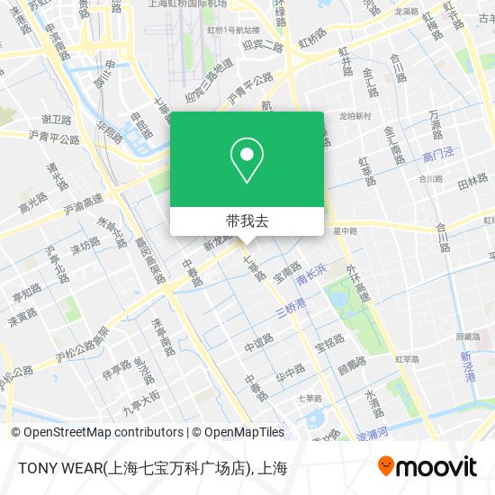 TONY WEAR(上海七宝万科广场店)地图