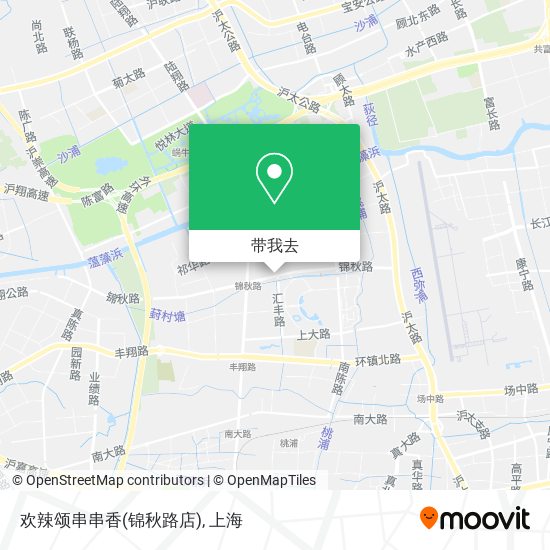 欢辣颂串串香(锦秋路店)地图