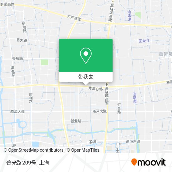 普光路209号地图