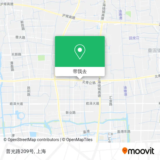普光路209号地图