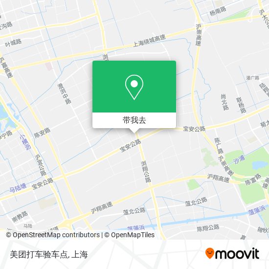 美团打车验车点地图