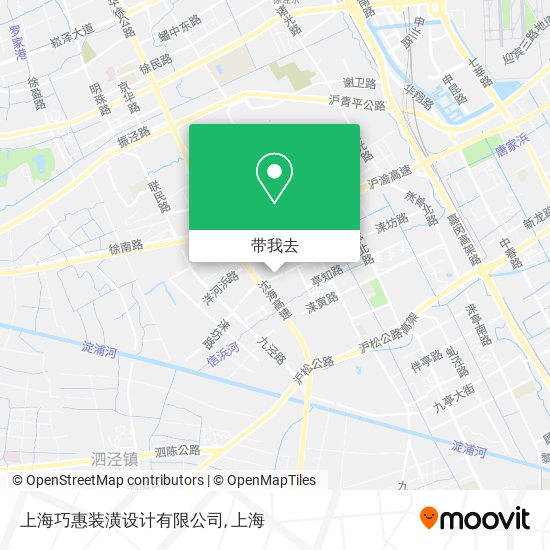 上海巧惠装潢设计有限公司地图