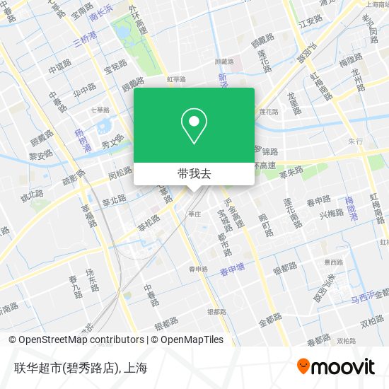 联华超市(碧秀路店)地图