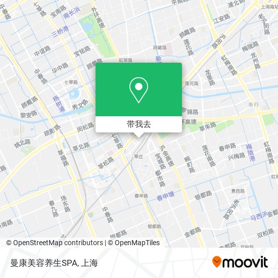 曼康美容养生SPA地图
