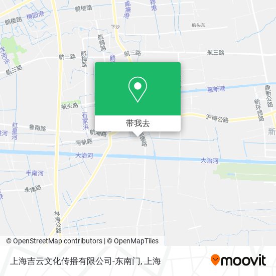 上海吉云文化传播有限公司-东南门地图