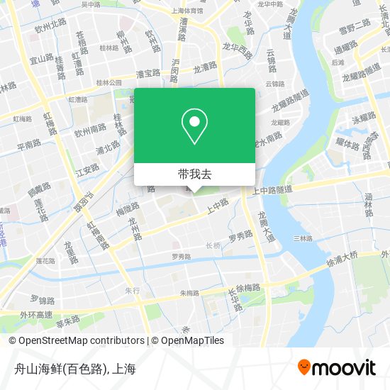 舟山海鲜(百色路)地图