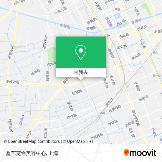 鑫艺宠物美容中心地图