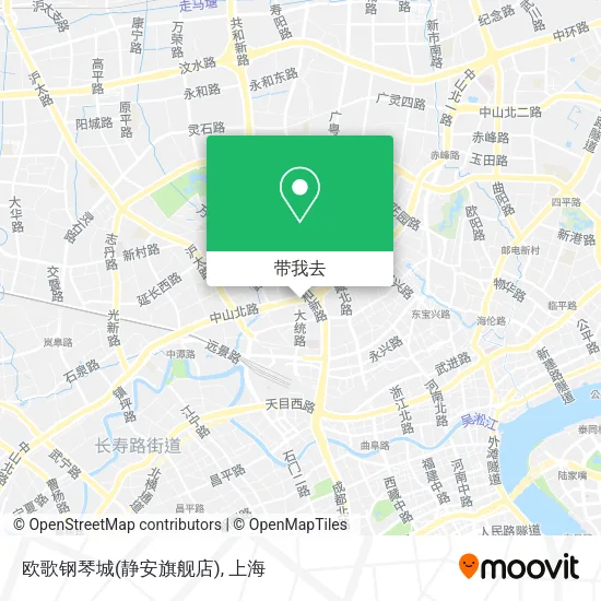 欧歌钢琴城(静安旗舰店)地图