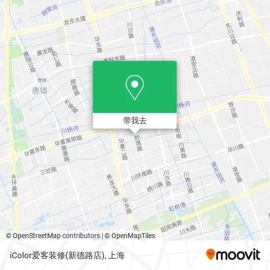 iColor爱客装修(新德路店)地图