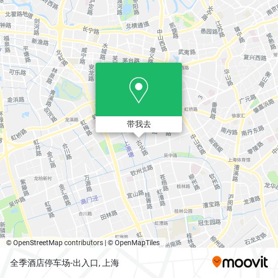 全季酒店停车场-出入口地图