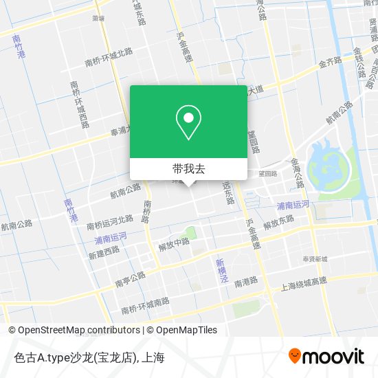 色古A.type沙龙(宝龙店)地图