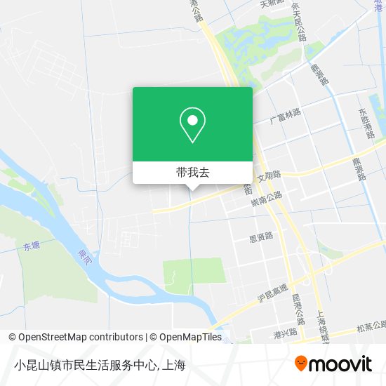 小昆山镇市民生活服务中心地图