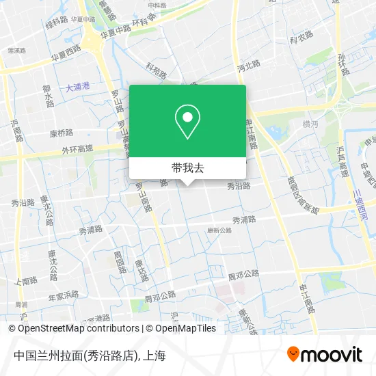中国兰州拉面(秀沿路店)地图
