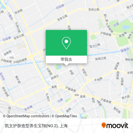 凯文护肤造型养生宝翔(NO.2)地图