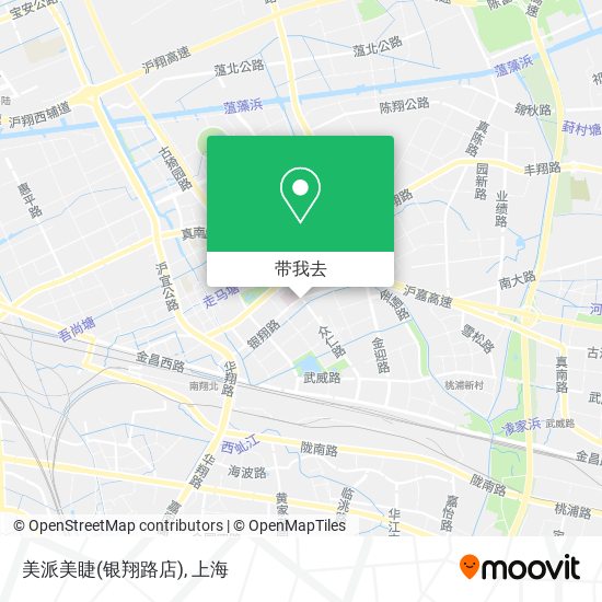 美派美睫(银翔路店)地图