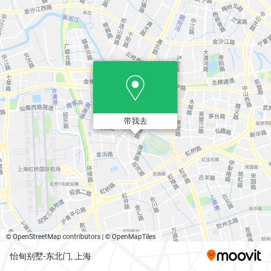 怡甸别墅-东北门地图