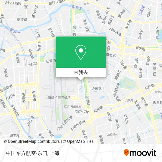 中国东方航空-东门地图