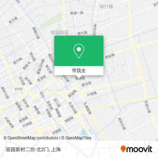 迎园新村二坊-北2门地图