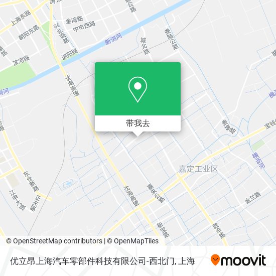 优立昂上海汽车零部件科技有限公司-西北门地图