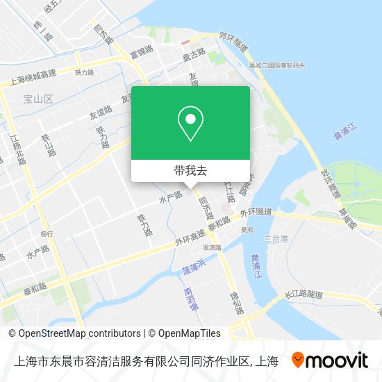 上海市东晨市容清洁服务有限公司同济作业区地图