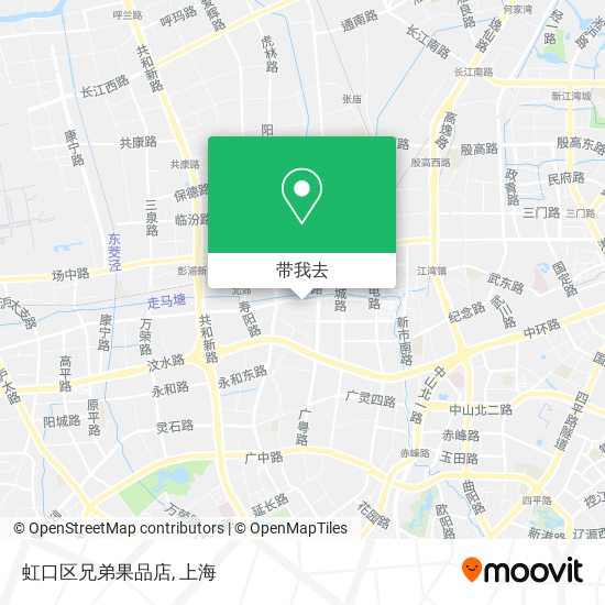 虹口区兄弟果品店地图