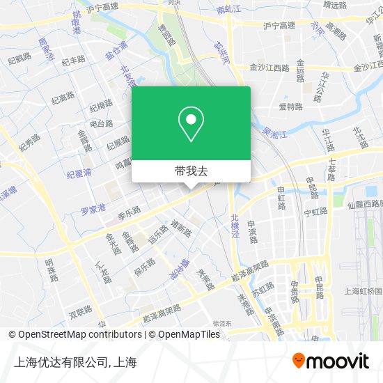上海优达有限公司地图