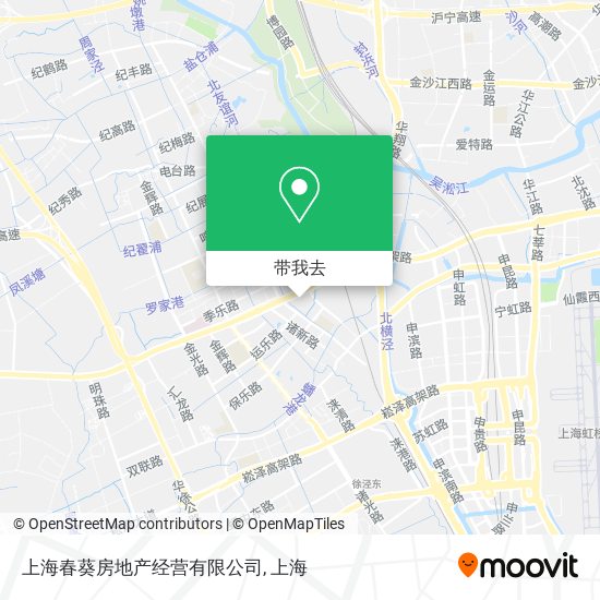 上海春葵房地产经营有限公司地图