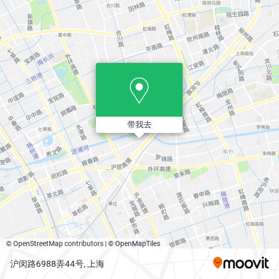 沪闵路6988弄44号地图