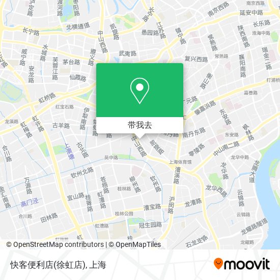 快客便利店(徐虹店)地图