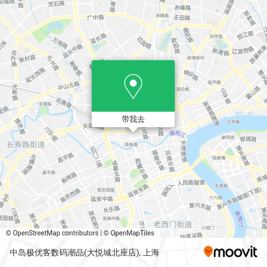中岛极优客数码潮品(大悦城北座店)地图