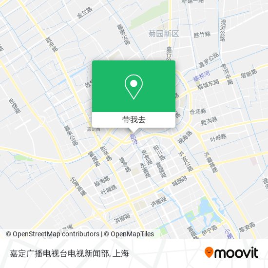 嘉定广播电视台电视新闻部地图
