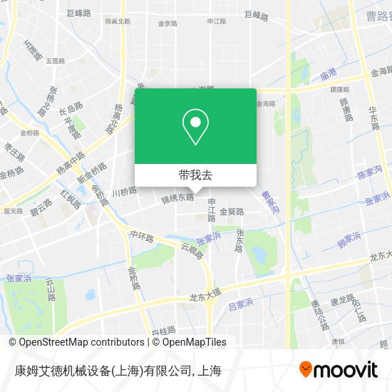 康姆艾德机械设备(上海)有限公司地图