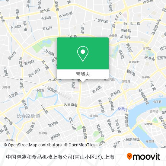 中国包装和食品机械上海公司(南山小区北)地图