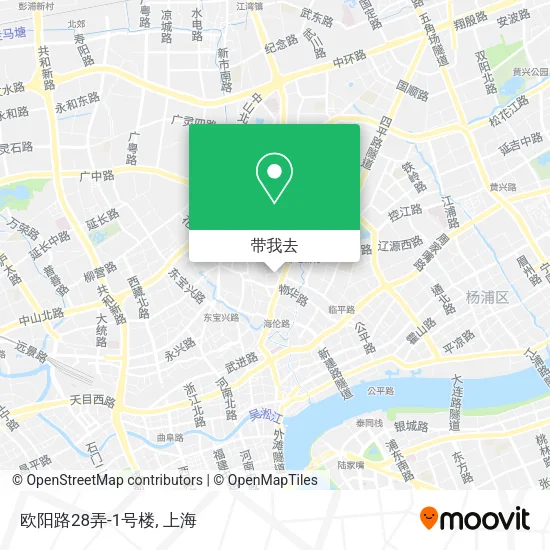 欧阳路28弄-1号楼地图