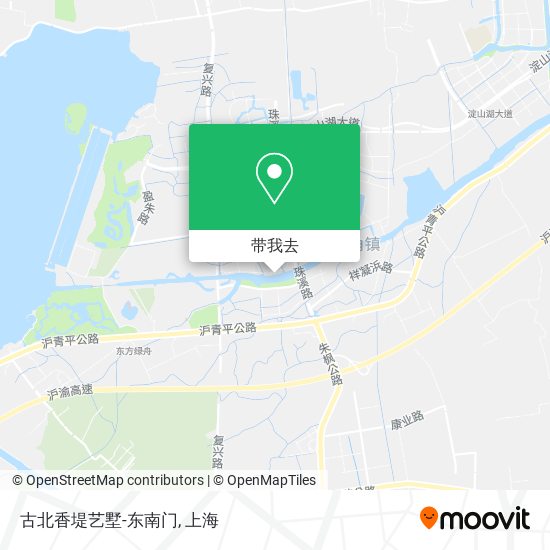 古北香堤艺墅-东南门地图