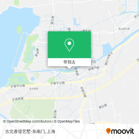 古北香堤艺墅-东南门地图
