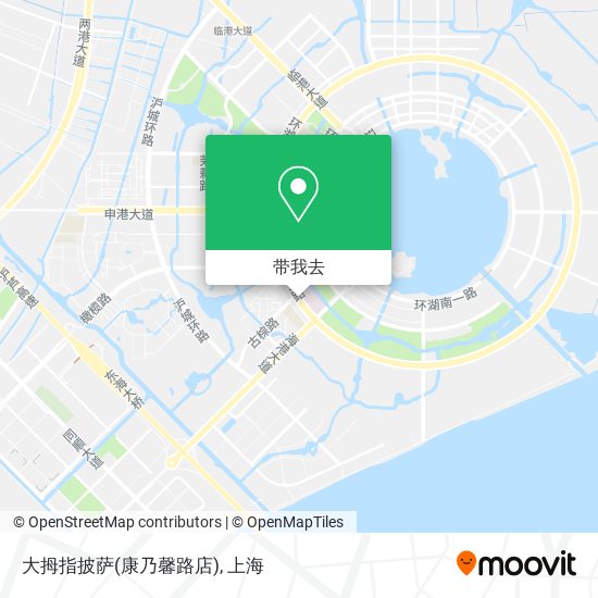 大拇指披萨(康乃馨路店)地图