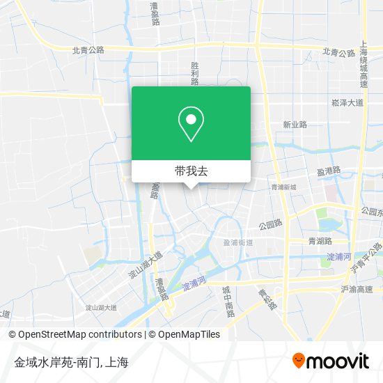金域水岸苑-南门地图