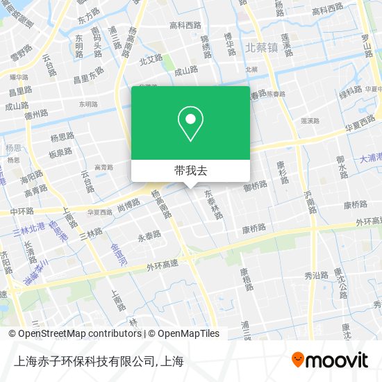 上海赤子环保科技有限公司地图