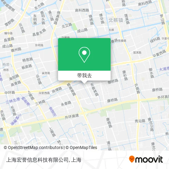 上海宏誉信息科技有限公司地图