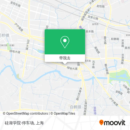 硅湖学院-停车场地图