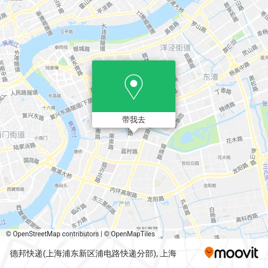 德邦快递(上海浦东新区浦电路快递分部)地图